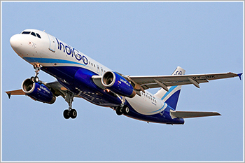 Indigo推出德里之间的新航班到昌迪加尔和斋浦尔到浦那路线